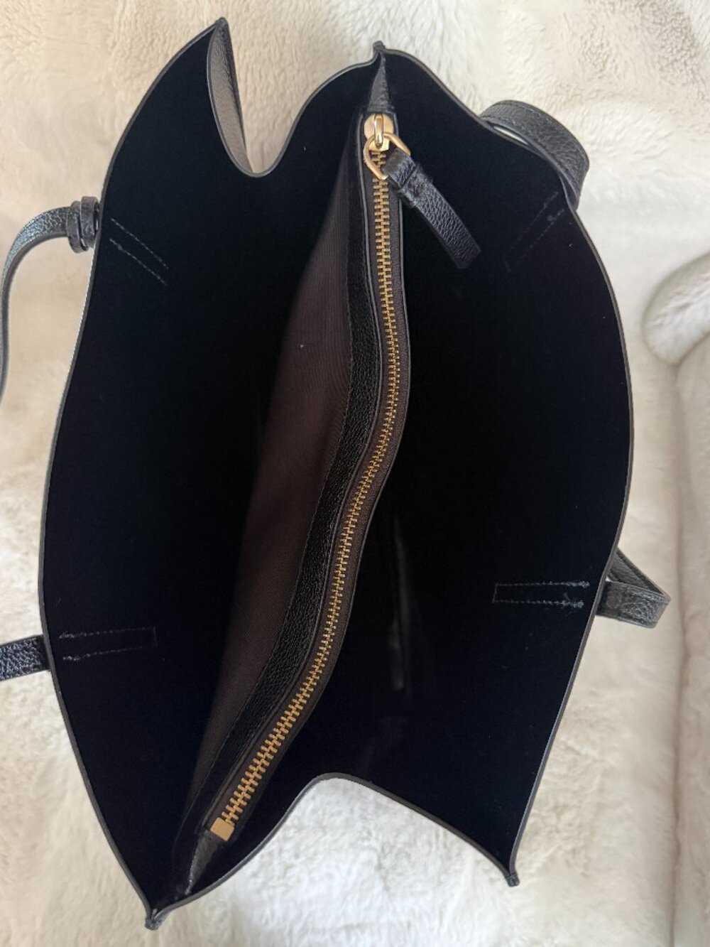 Marc Jacobs The Grind Black Leather Tote Shoulder Bag - Picture 11 of 16